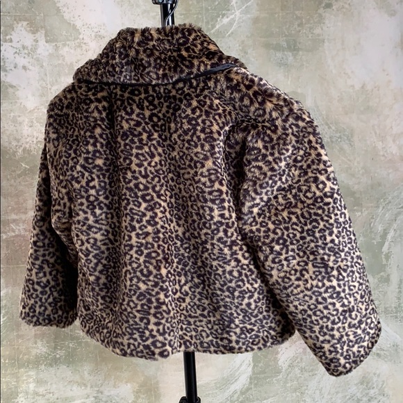 Faux fur short crop jacket - Picture 4 of 7